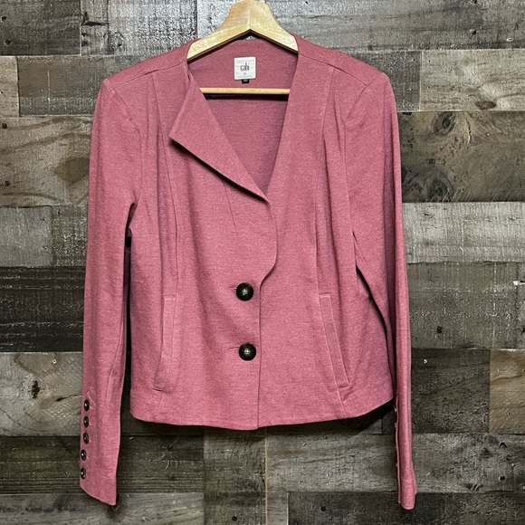 Cabi Applaud Jacket Blazer Pink Quartz Style 3550 size 10 - Picture 3 of 16